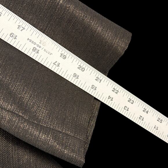 Le Suit Womens Blazer Jacket Sz 24W Gold Shimmer Going Out New Year Preppy - Picture 9 of 12